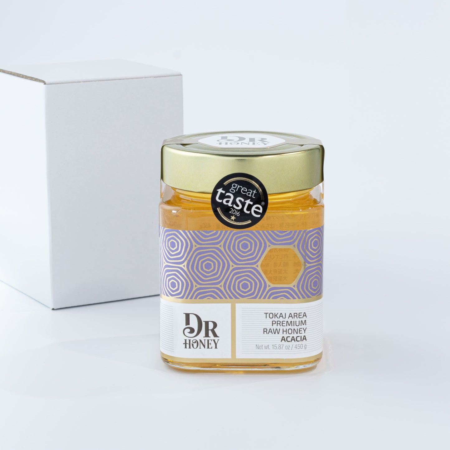 【ギフトボックス入り】DR HONEY ハンガリー産アカシア蜂蜜 450g