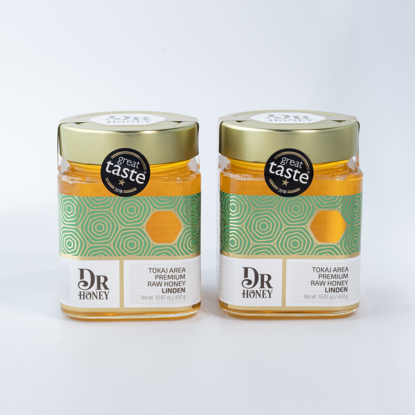 【リンデン2瓶セット】DR HONEY ハンガリー産リンデン蜂蜜 450g