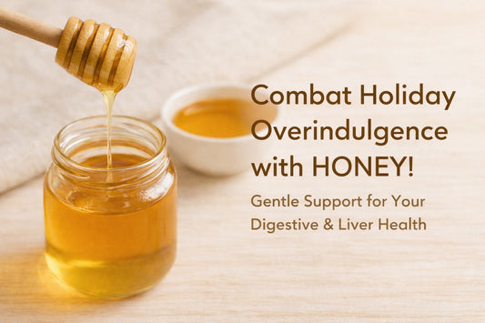 年末の食べ過ぎ・飲み過ぎに蜂蜜を！胃腸と肝臓に優しい健康法