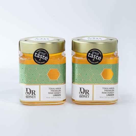 【リンデン２瓶セット】DR HONEY ハンガリー産リンデン蜂蜜 450g